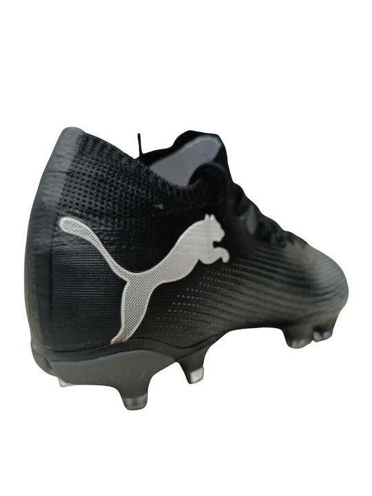 PUMA Future 7 Match Ποδοσφαιρικά Παπούτσια με Τάπες FG/AG Μαύρα
