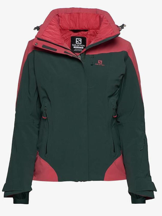 Salomon Women's Ski & Snowboard Jacket Green LC1215100