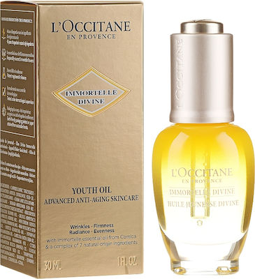 L'Occitane Immortelle Divine Ulei facial cu vitamina E pentru Anti-îmbătrânire și Consolidare 30ml