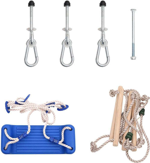 vidaXL Plastic Hanging Swing 150.5x15x15cm Blue