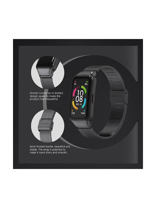 Mijobs Λουράκι Ανοξείδωτο Ατσάλι Χρυσό (Honor Band 6)