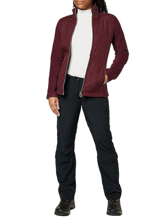 Regatta Women's Short Lifestyle Jacket Waterproof for Winter Burgundy