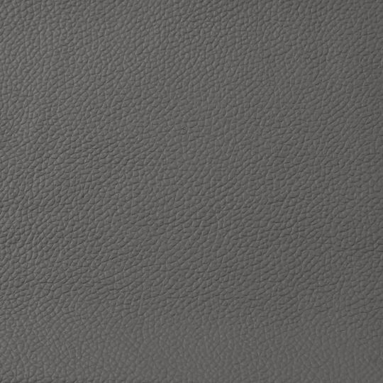 Relaxsessel mit Fußhocker aus echtem Leder Grey 71x86.5x99.5cm