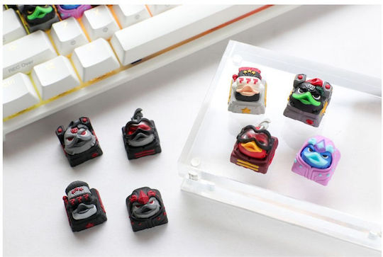 Ducky X Hotkeys League Rocket Keycap