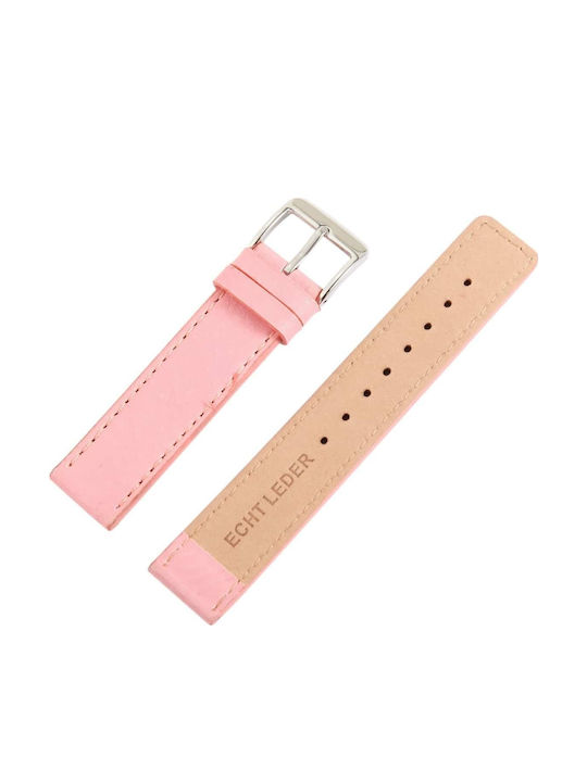 Just Watch Lederriemen Rosa 20mm