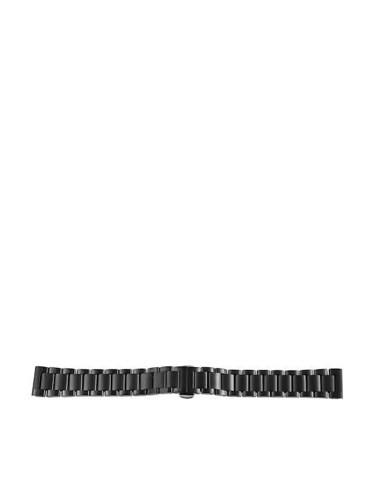 New Era Metallic-Armband Schwarz 18mm