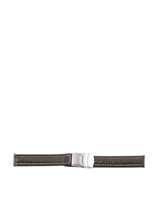 New Era Leather Strap Brown 22mm