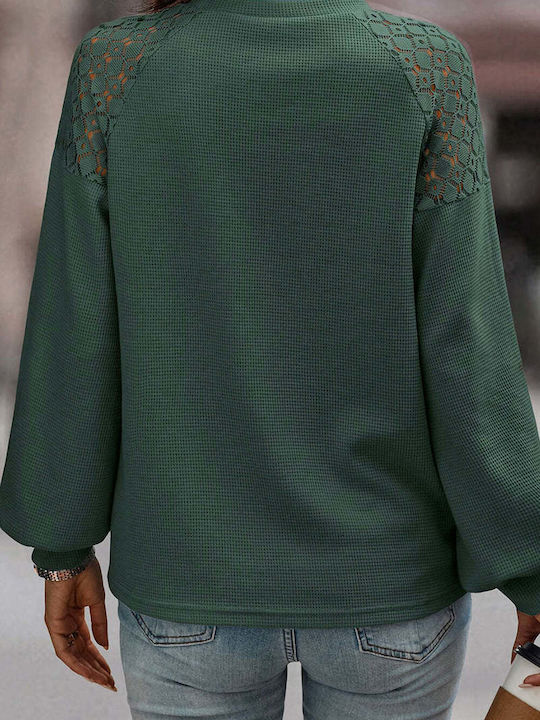 Amely Women's Long Sleeve Sweater Green