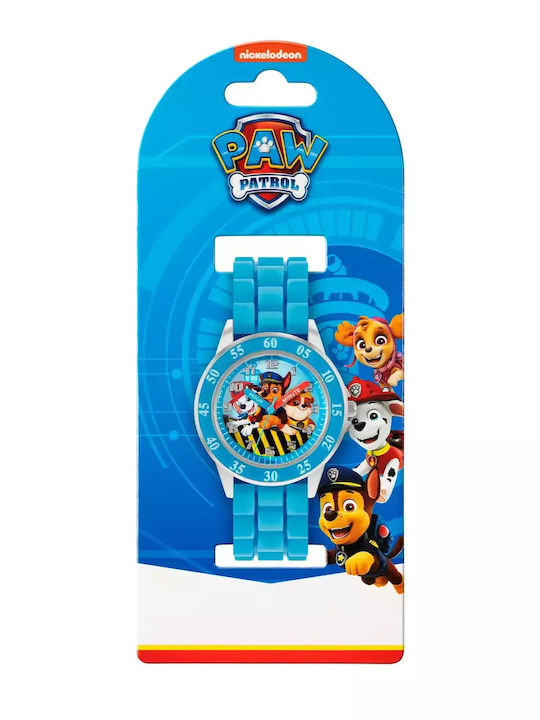 Disney Παιδικό Αναλογικό Ρολόι Paw Patrol Γαλάζιο