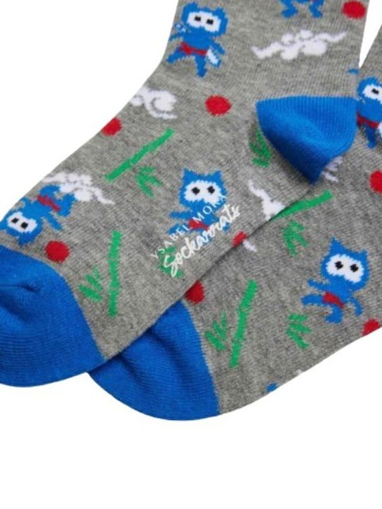 Ysabel Kids' Socks Knee-High Gray