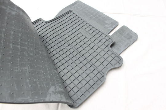 Refref Set of Front and Rear Mats 4pcs Tray Type for Ford C-Max 2003-2010 Gray