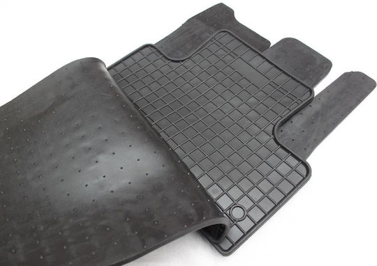 Refref Satz Vorder- und Hintermatten Wannenartig 4Stück aus Gummi für Land Rover Range Rover Evoque 2011+ Schwarz