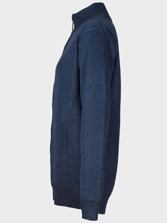 G Secret Men's Fleece Cardigan Blue.