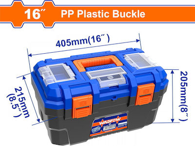 Wadfow Tool Case Plastic with Plastic Clasps