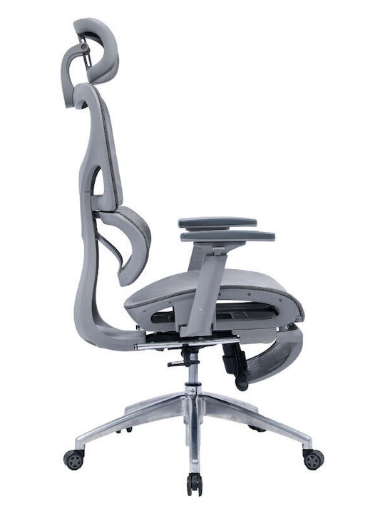 Pakketo Thelonius Executive Chair with Recline and Adjustable Arms Grey