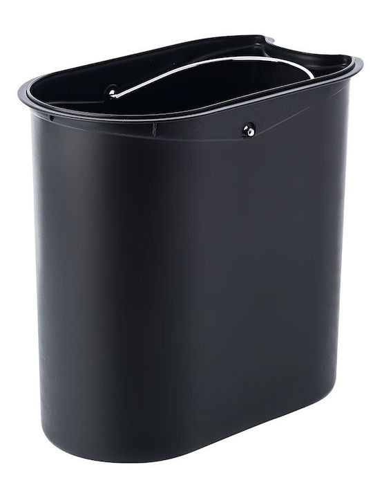 Estia Inox Bathroom Basket Soft Close 5lt Black Matt