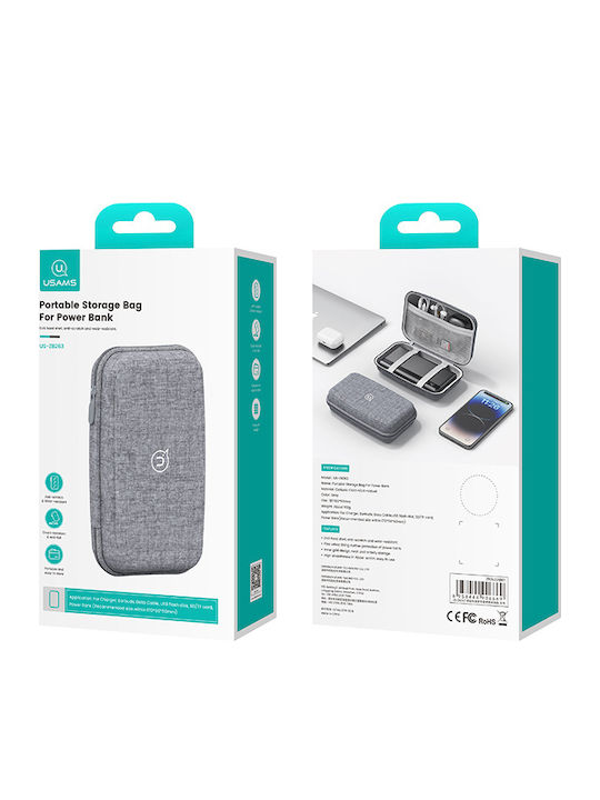 Toiletry Bag in Gray color 18.1cm