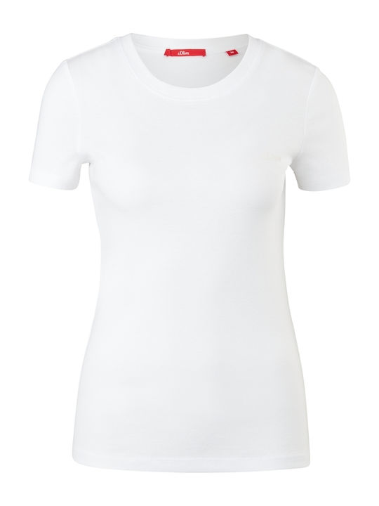 Basic Women's Blouse Cotton Short Sleeve White