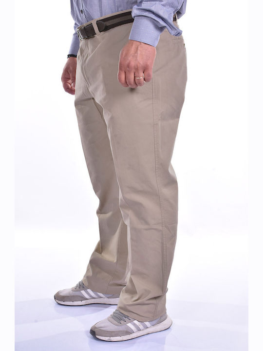 Tzikas Men's Trousers Beige (Beige)