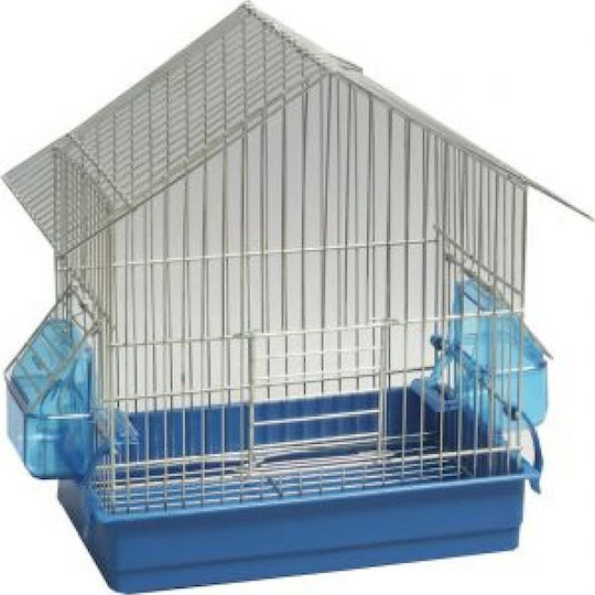 Donald Pet Care Vogelkäfig 29x18.5x24cm. Silber