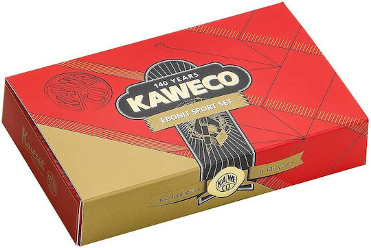 Kaweco Sport Подредба Писалка Medium Кафява Дървена с Червено Мастило