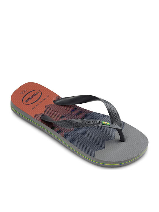 Havaianas Brasil Flip Flops Γκρι Havaianas Brasil Flip Flops Γκρι