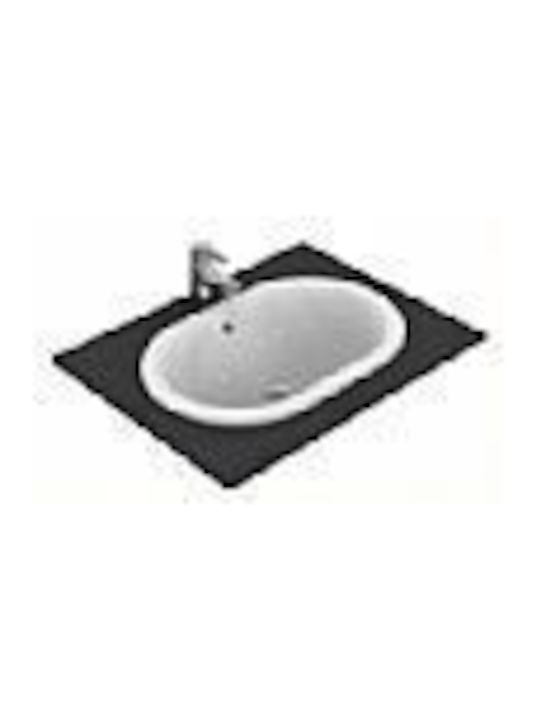 Ideal Standard Drop-In Spüle Porzellan B48xT35cm