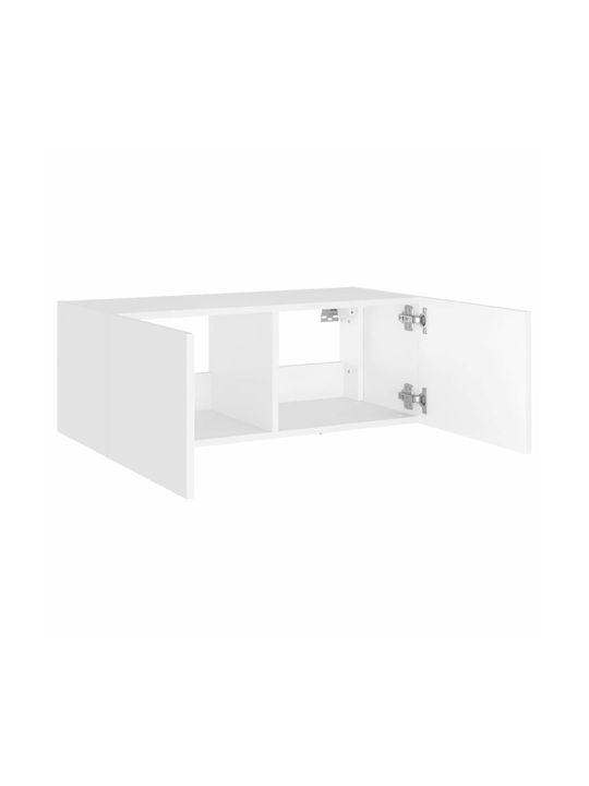 TV-Ständer Weiß M80xP35xH31cm