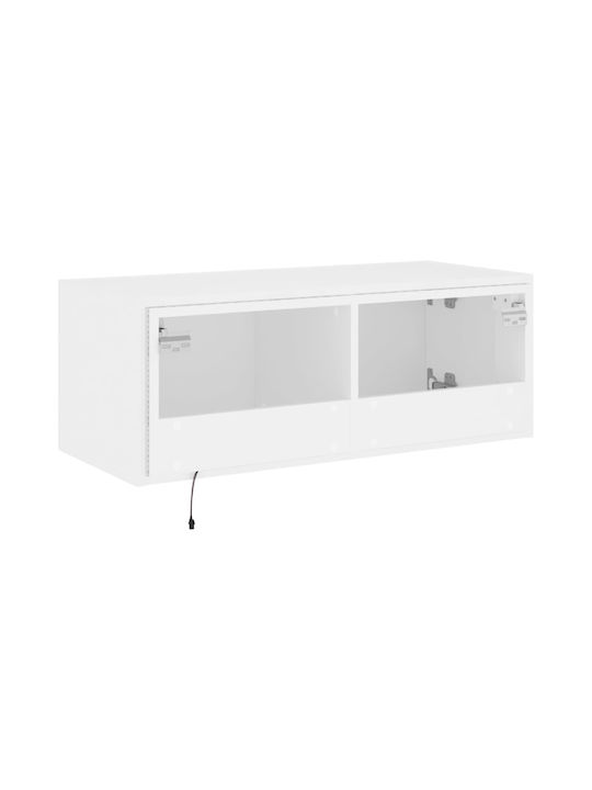 TV-Ständer Weiß M80xP35xH31cm