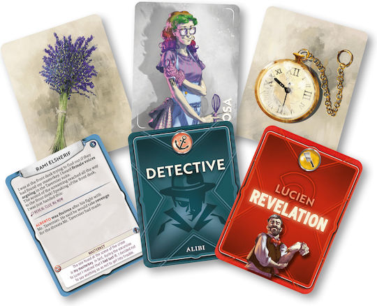 Настолна игра Alibi: 3 Intricate Mysteries за 4-7 играчи 14+ години (EN) Da Vinci Games