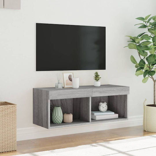 TV Stand Gray Sonoma M80xD30xH30cm