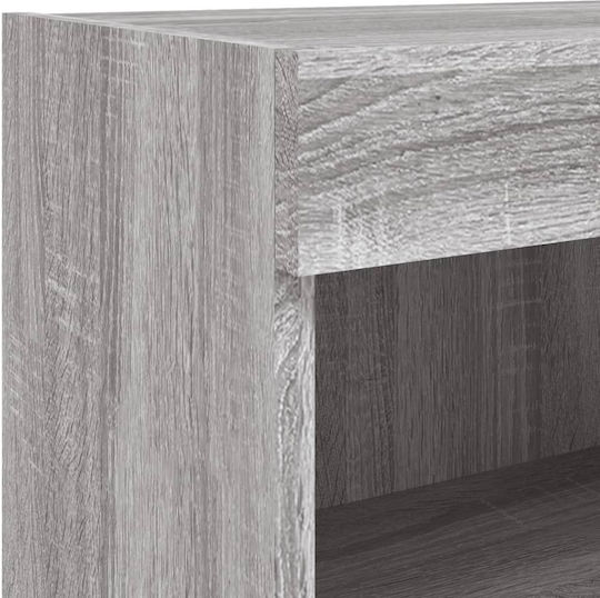 TV Stand Gray Sonoma M80xD30xH30cm