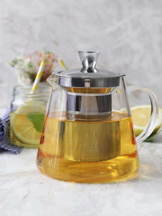 Cristel Oolong Teapot with Filter Glass Transparent 450ml