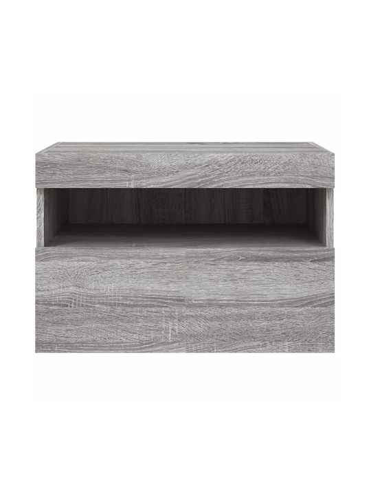 TV-Ständer Grau Sonoma M60xP30xH40cm
