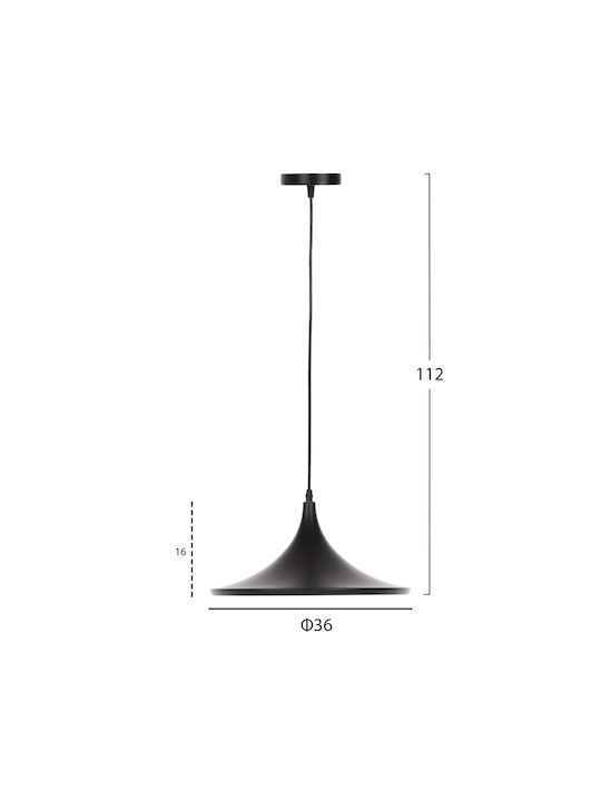 Freebox Pendant Light LED Black 36cm