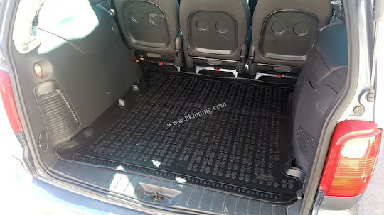 Sahler Πατάκι Πορτμπαγκάζ Τύπου Σκαφάκι για Seat Alhambra Volkswagen Sharan Ford Galaxy Μαύρο