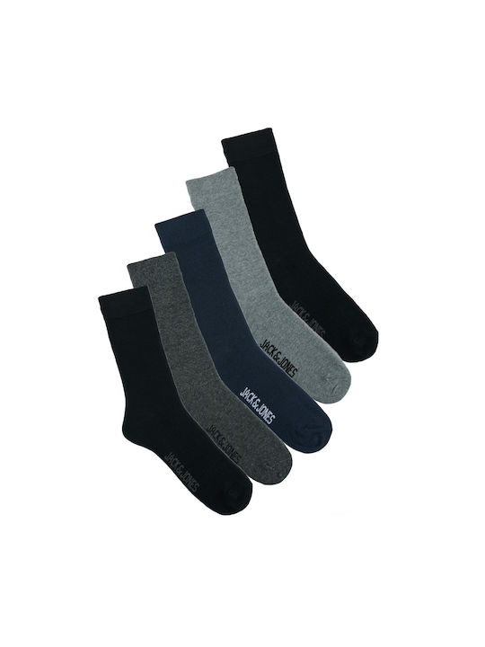 Jack & Jones Herren Socken Mela/light Grey 5Pack