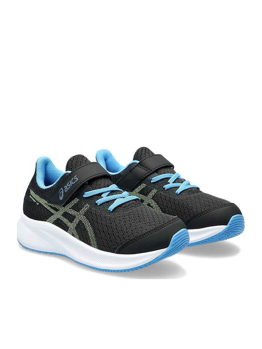 Patriot 13 Kids Sports Shoes Running with Hoop & Loop Closure Black