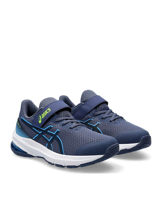 GT-1000 12 PS Kids Sports Shoes Running with Hoop & Loop Closure Navy Blue