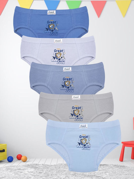 Onurel Kids' Set with Briefs Blue 5pcs