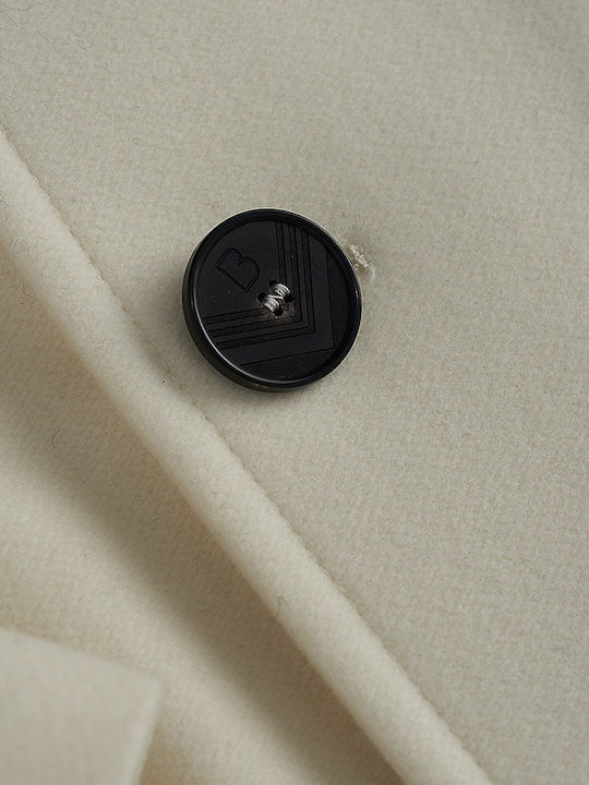 Men's Half Coat WHITE