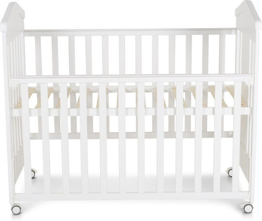 Cangaroo Babywiege Weiß mit Matratze 60x120cm