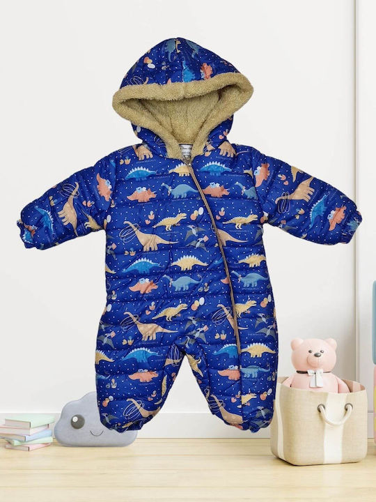 Crispy Baby Bodysuit Set for Outing BLUE