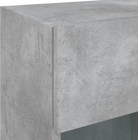 Raft De Perete Cu LED Gri 40x30x60.5cm