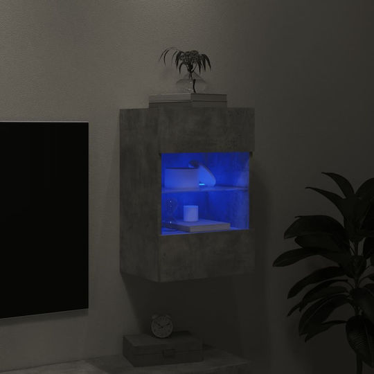 Raft De Perete Cu LED Gri 40x30x60.5cm