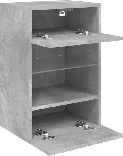 Raft De Perete Cu LED Gri 40x30x60.5cm