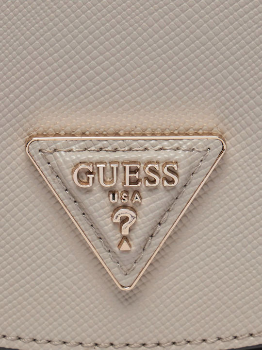 Guess Γυναικεία Τσάντα Χειρός Taupe