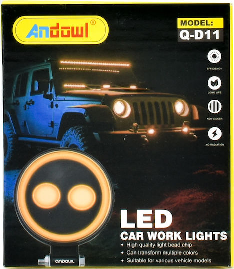 Andowl Φως Τρέιλερ LED Qd11 με Βίδες 1τμχ