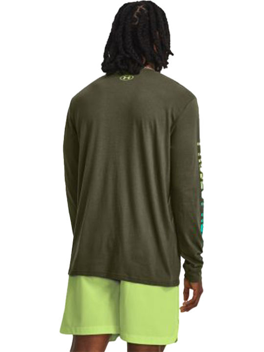 Under Armour Project Rock Tricou Verde