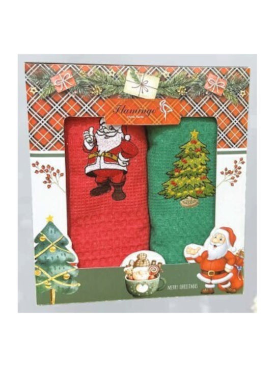 Kipper Set Christmas Towels Fabric L40xW60cm 2pcs